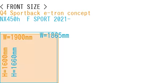 #Q4 Sportback e-tron concept + NX450h+ F SPORT 2021-
